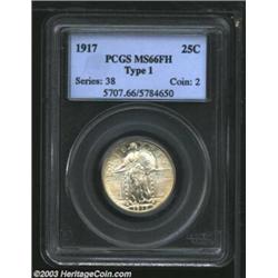1917 25C Type One MS66 Full Head PCGS.
