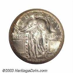 1917 25C Type One MS67 Full Head NGC.