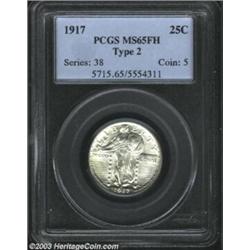 1917 25C Type Two MS65 Full Head PCGS.
