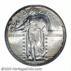 1918 25C MS68 Full Head PCGS.