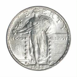 1918/7-S 25C MS64 PCGS.