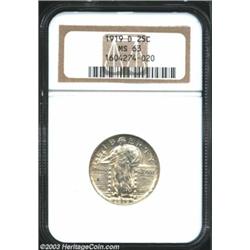 1919-D 25C MS63 NGC.