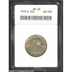 1919-D 25C MS63 ANACS.