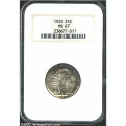1920 25C MS67 NGC.
