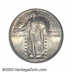 1921 25C MS65 Full Head PCGS.