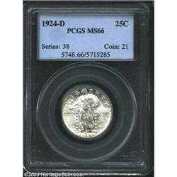 1924-D 25C MS66 PCGS.