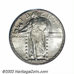 1924-D 25C MS65 Full Head PCGS.