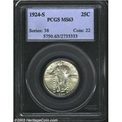 1924-S 25C MS63 PCGS.