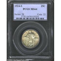 1924-S 25C MS64 PCGS.
