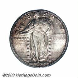1924-S 25C MS64 Full Head PCGS.