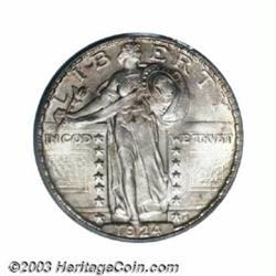 1924-S 25C MS65 Full Head PCGS.