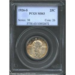 1926-S 25C MS63 PCGS.