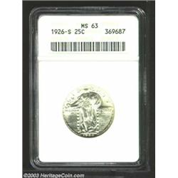 1926-S 25C MS63 ANACS.