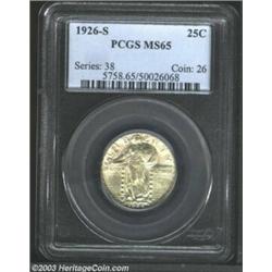 1926-S 25C MS65 PCGS.