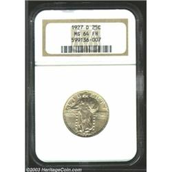 1927-D 25C MS64 Full Head NGC.