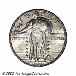 1927-D 25C MS65 Full Head PCGS.