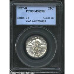 1927-D 25C MS65 Full Head PCGS.