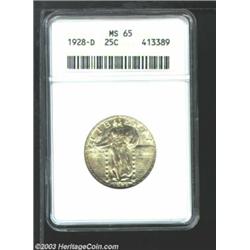 1928-D 25C MS65 ANACS.