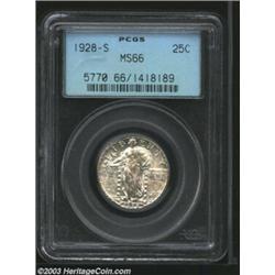 1928-S 25C MS66 PCGS.