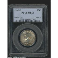 1932-D 25C MS63 PCGS.