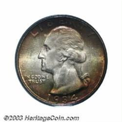 1934-D 25C MS66 PCGS.