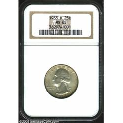 1935-D 25C MS65 NGC.