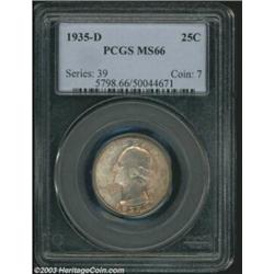 1935-D 25C MS66 PCGS.