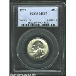 1937 25C MS67 PCGS.