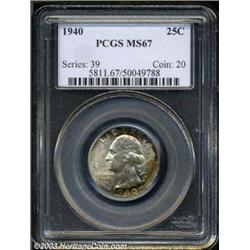 1940 25C MS67 PCGS.