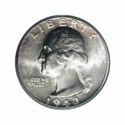1943-S 25C Doubled Die MS64 PCGS.