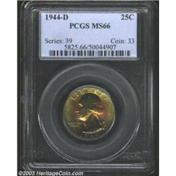 1944-D 25C MS66 PCGS.