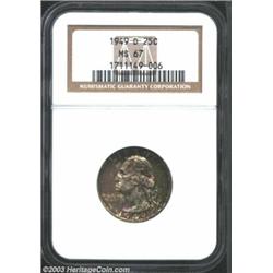 1949-D 25C MS67 NGC.