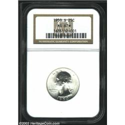 1950-S 25C MS67 NGC.