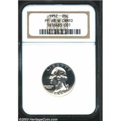1952 25C PR68 Cameo NGC.