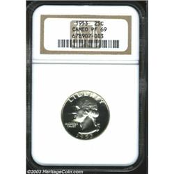 1953 25C PR69 Cameo NGC.