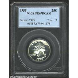 1955 25C PR67 Deep Cameo PCGS.