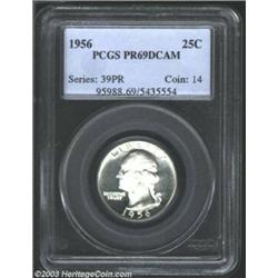 1956 25C PR69 Deep Cameo PCGS.