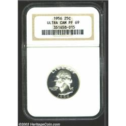 1956 25C PR69 Deep Cameo NGC.