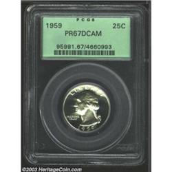 1959 25C PR67 Deep Cameo PCGS.