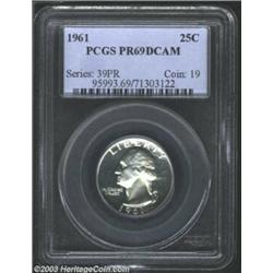 1961 25C PR69 Deep Cameo PCGS.