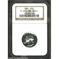 1963 25C PR69 Deep Cameo NGC.