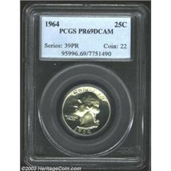 1964 25C PR69 Deep Cameo PCGS.