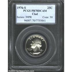 1976-S 25C Clad PR70 Deep Cameo PCGS.