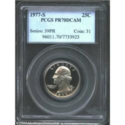 1977-S 25C PR70 Deep Cameo PCGS.