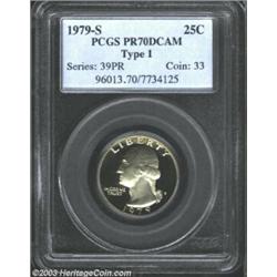 1979-S 25C Type One PR70 Deep Cameo PCGS.