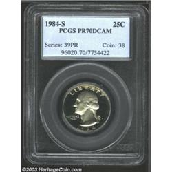 1984-S 25C PR70 Deep Cameo PCGS.