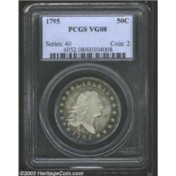 1795 50C VG8 PCGS.