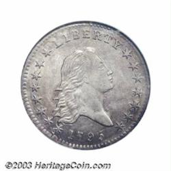 1795 50C AU58 NGC.