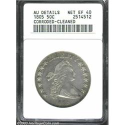 1805 50C --Corroded, Cleaned--ANACS. AU Details, Net XF40.