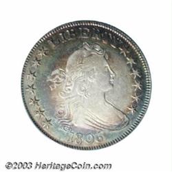 1806 50C Pointed 6, Stem AU50 PCGS.